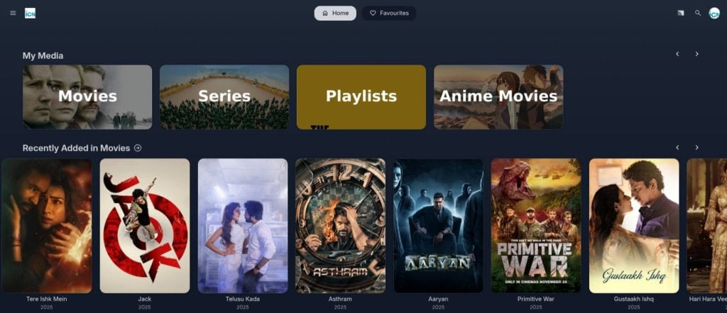 ICN Jellyfin Interface